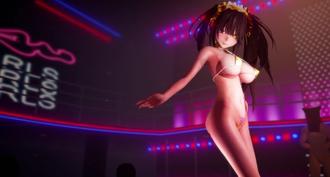 MMD：约会现场激情骚舞！清纯女友被狂操到内射浪叫求饶 3D